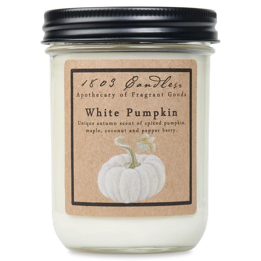 1803 Candle - White Pumpkin 1 1803 Candle - White Pumpkin