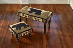 Adirondack Bear Bench