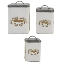 Adirondack Canisters - Set Of 3