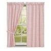 Annie Buffalo Check Coral Panels - 72x63