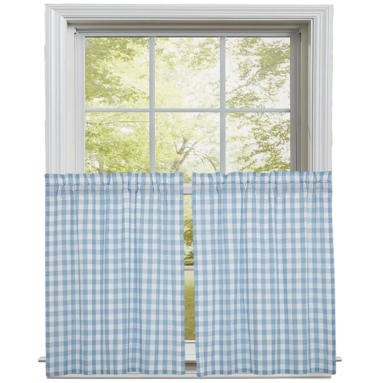 Annie Buffalo Check Blue Tiers - 72x36 1 Annie Buffalo Check Blue Tiers - 72x36