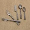 Bear Tracks Flatware 5-Piece Silverware Set