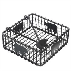 Alternative view of Black Bear Wire Beverage Napkin Holder