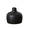 Black Matte Vase - Small 4.5