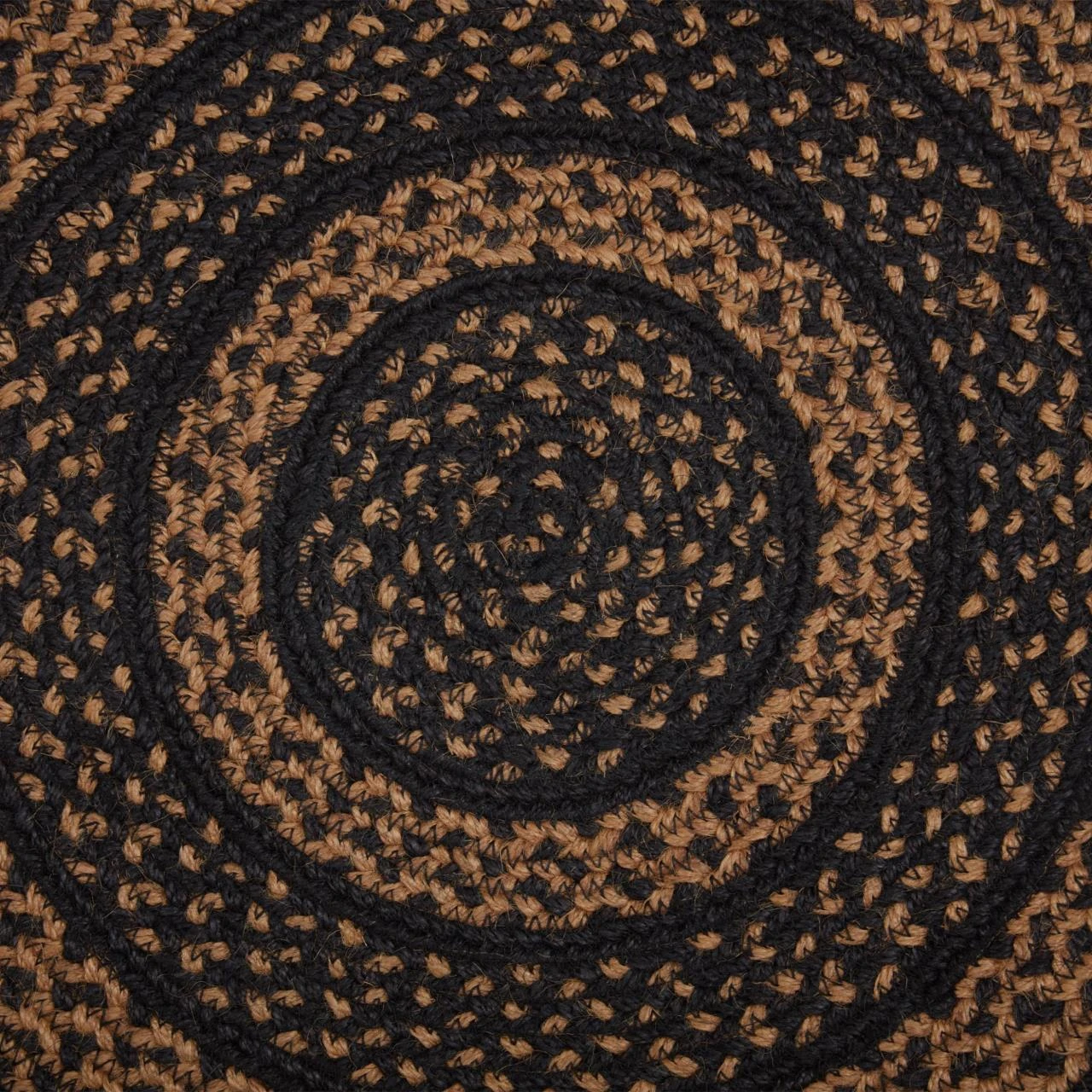 Black & Tan Jute Chair Pads - Set Of 6 3 Black & Tan Jute Chair Pads - Set Of 6 - Image 3