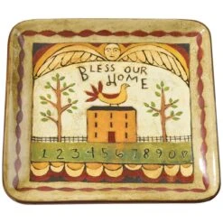 Bless Our Home Salad Plates - Set Of 4