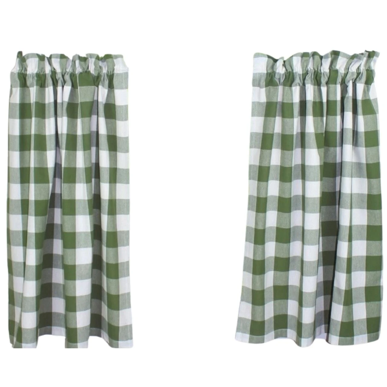Buffalo Check Sage Tiers - 72x36 2 Buffalo Check Sage Tiers - 72x36 - Image 2
