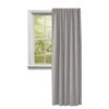 Burlap Dove Grey Single Panel - 50x96