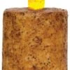 Burnt Primitive Ivory Timer Candle - 2.5x3 Pillar