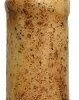 Burnt Primitive Ivory Timer Candle - 4" Taper