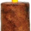 Burnt Primitive Mustard Timer Candle - 2.5x3 Pillar
