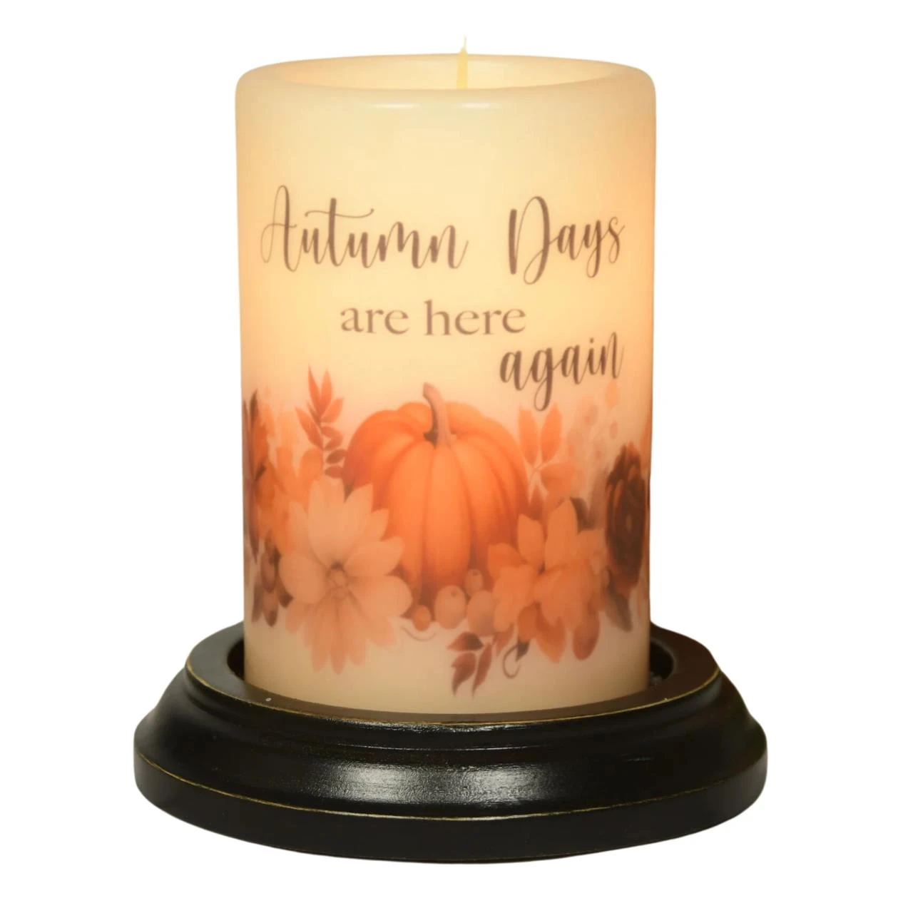 Candle Sleeve - Autumn Days Here Antique Vanilla 1 Candle Sleeve - Autumn Days Here Antique Vanilla