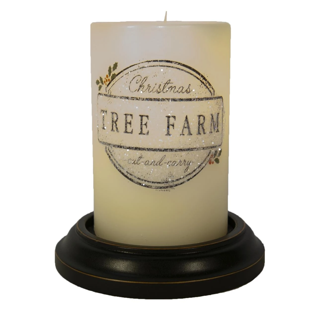 Candle Sleeve - Christmas Tree Farm 1 Candle Sleeve - Christmas Tree Farm