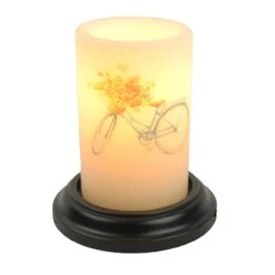 Candle Sleeve - Colored Bicycle