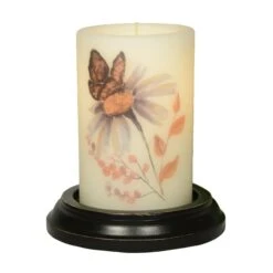Candle Sleeve - Cottage Butterfly Garden Vanilla