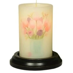 Candle Sleeve - Cut Tulip Bouquet Vanilla
