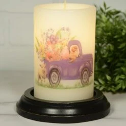 Candle Sleeve - Seasonal Truck Easter Parade Vanilla 3 Candle Sleeve - Seasonal Truck Easter Parade Vanilla -Country Home Decor Store Candle Sleeve Seasonal Truck Easter Parade Vanilla 844558073129 image2 43107.1706724207