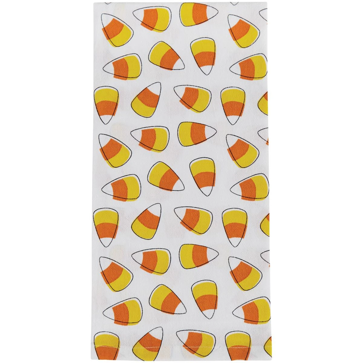 Candy Corn Printed Dishtowels - Set Of 2 1 Candy Corn Printed Dishtowels - Set Of 2