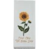 Count Sunny Days Embroidered Dishtowels - Set Of 2