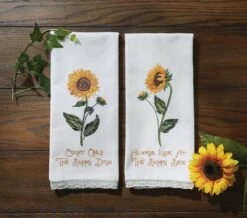 Alternative view of Count Sunny Days Embroidered Dishtowels - Set Of 2