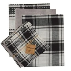 Crossroads 3 Dishtowels 1 Dishcloth Set
