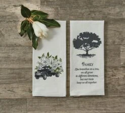 Alternative view of Family Tree Printed Dishtowels - Set Of 2