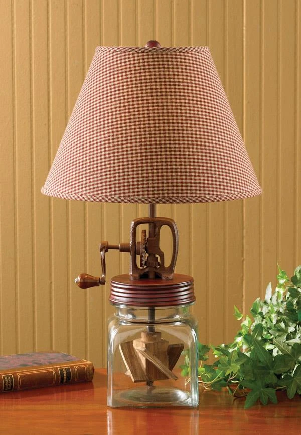 Farmhouse Butter Churn Lamp 1 Farmhouse Butter Churn Lamp