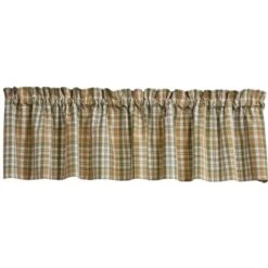 Alternative view of Farmstead Plaid Valance - 72x14