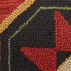Folk Star Hooked Pillow - 18x18 3 Folk Star Hooked Pillow - 18x18 -Country Home Decor Store Folk Star Hooked Pillow 18x18 762242047860 image2 38368.1667567466