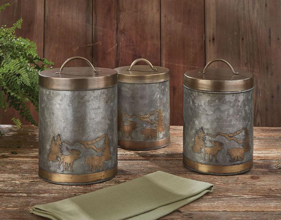 Forester's Canisters - Set Of 3 2 Forester's Canisters - Set Of 3 - Image 2