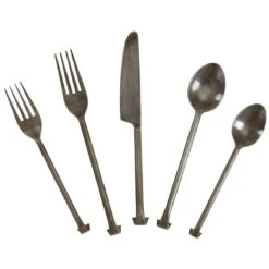 Forged Scroll Five Piece Place Setting