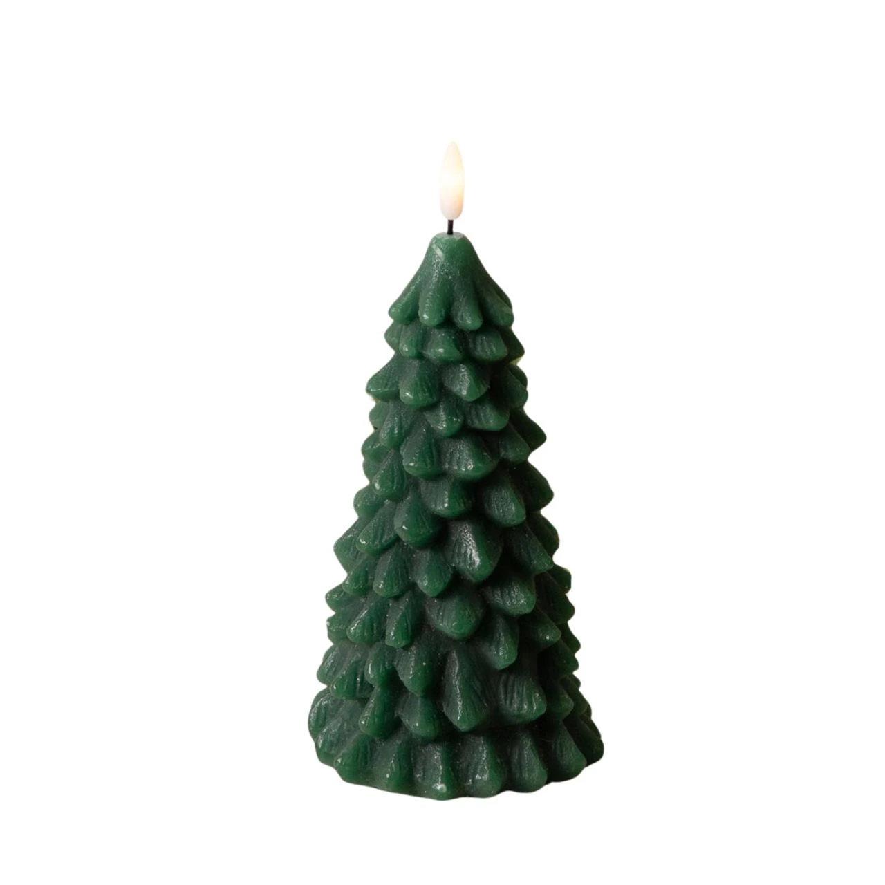 Green Christmas Tree LED Candle - 4.5x9 1 Green Christmas Tree LED Candle - 4.5x9