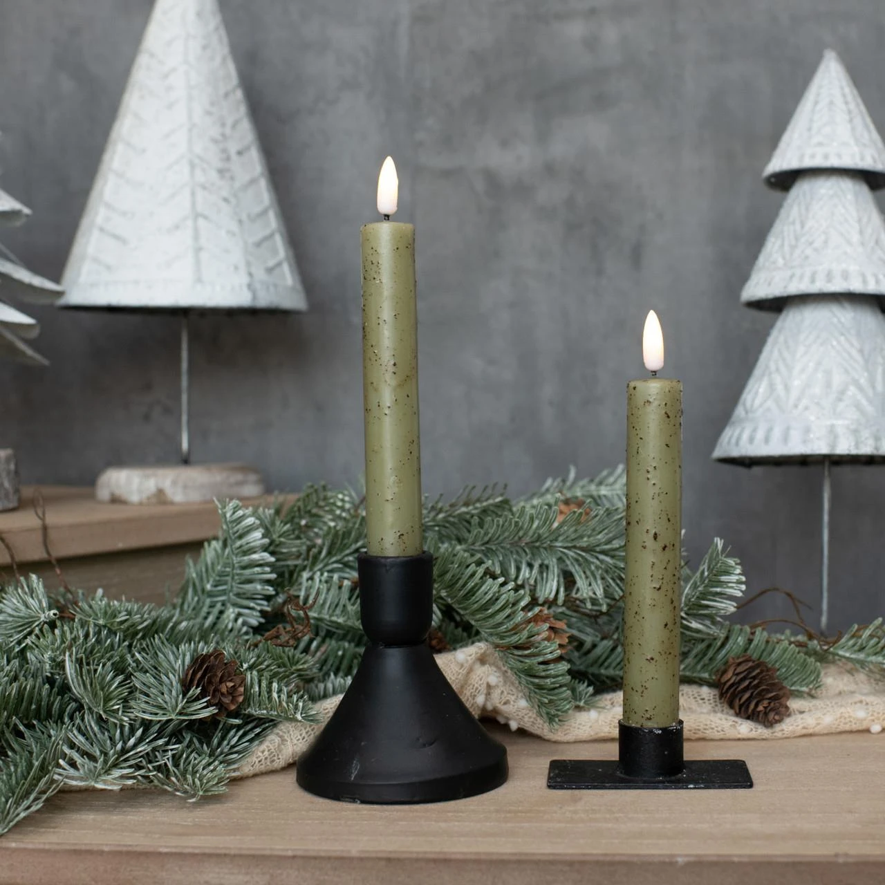 Green Timer Candle - 7" Taper 3D 2 Green Timer Candle - 7" Taper 3D - Image 2