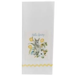 Hello Spring Printed Dishtowels - Set Of 2