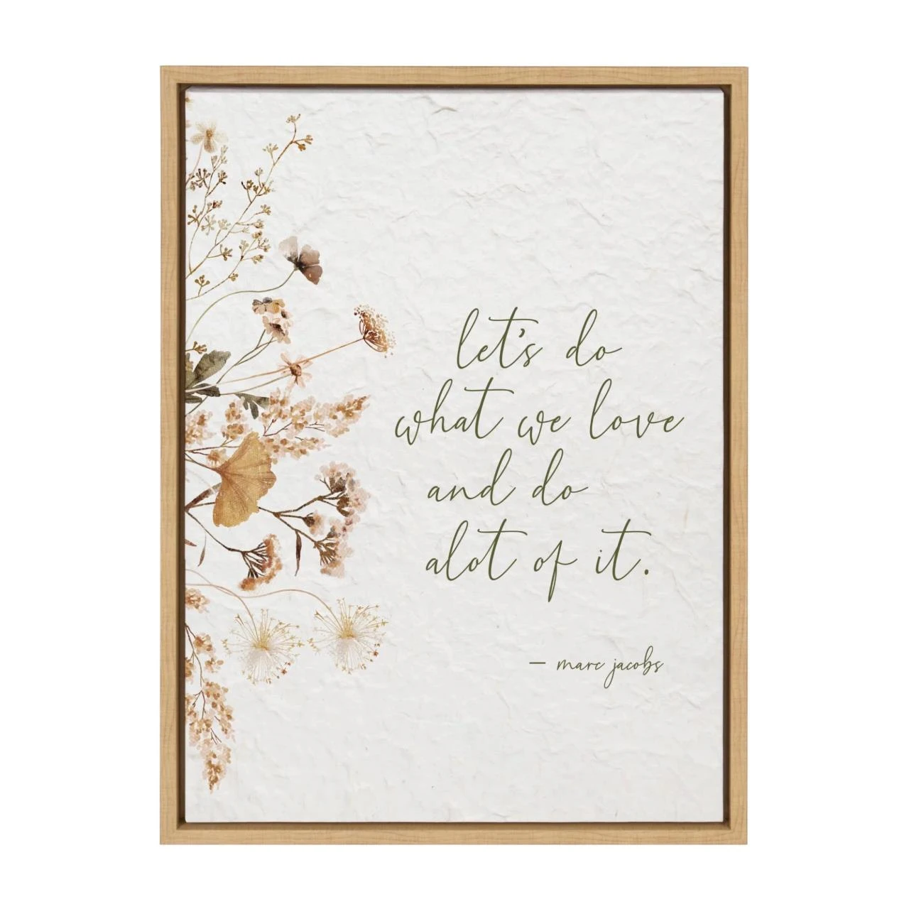 Let's Do What We Love Canvas - Framed 18x24 1 Let's Do What We Love Canvas - Framed 18x24