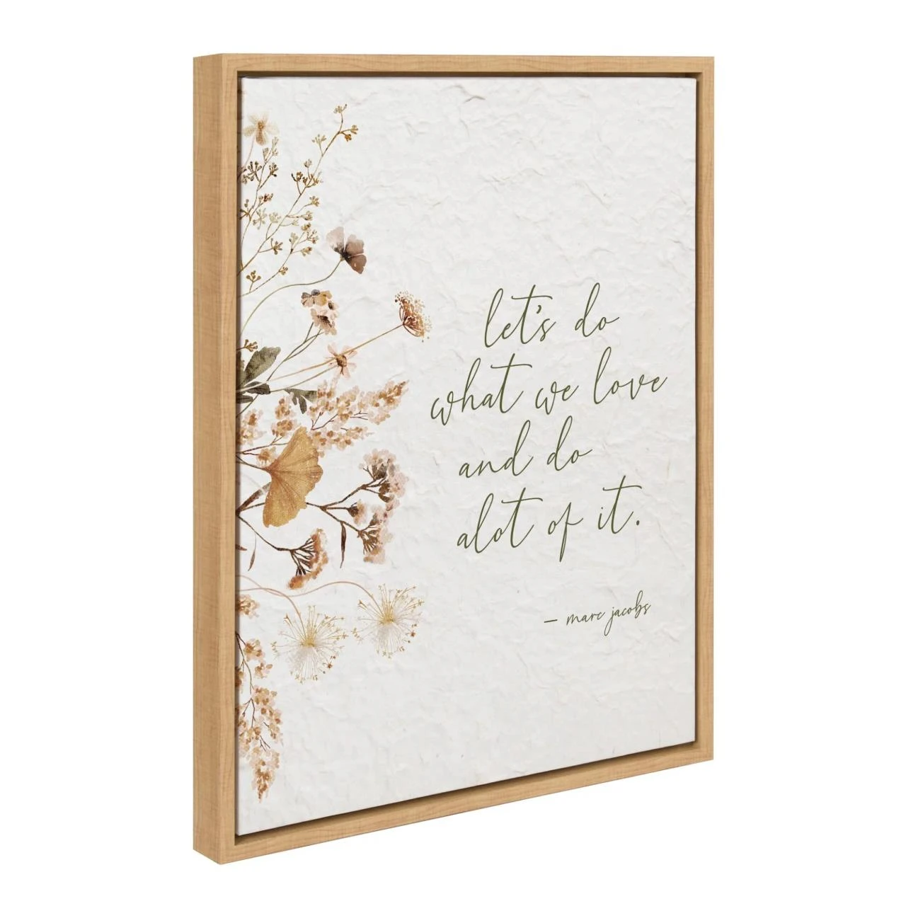 Let's Do What We Love Canvas - Framed 18x24 2 Let's Do What We Love Canvas - Framed 18x24 - Image 2