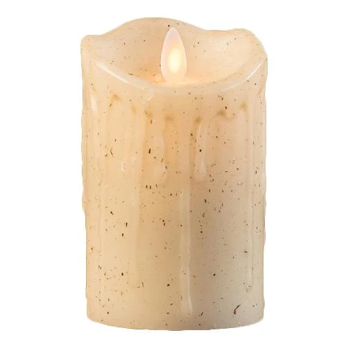 Linen Timer Candle - 3x5 Pillar 1 Linen Timer Candle - 3x5 Pillar