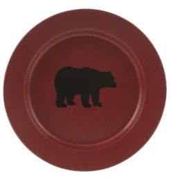 Linville Enamel Bear Salad Plates - Set Of 4