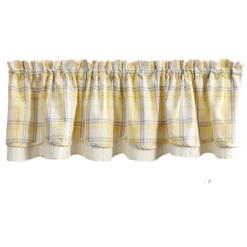 Alternative view of Meadowlark Valance -Lined Layered 72x16