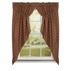 Pineapple Town Prairie Gathered Curtains - 72x63