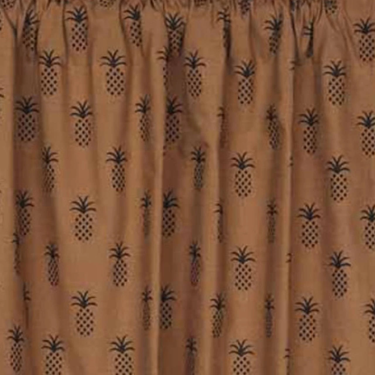 Pineapple Town Prairie Gathered Curtains - 72x63 3 Pineapple Town Prairie Gathered Curtains - 72x63 - Image 3