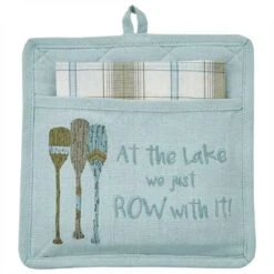 Row With It Pocket Pot Holder Set