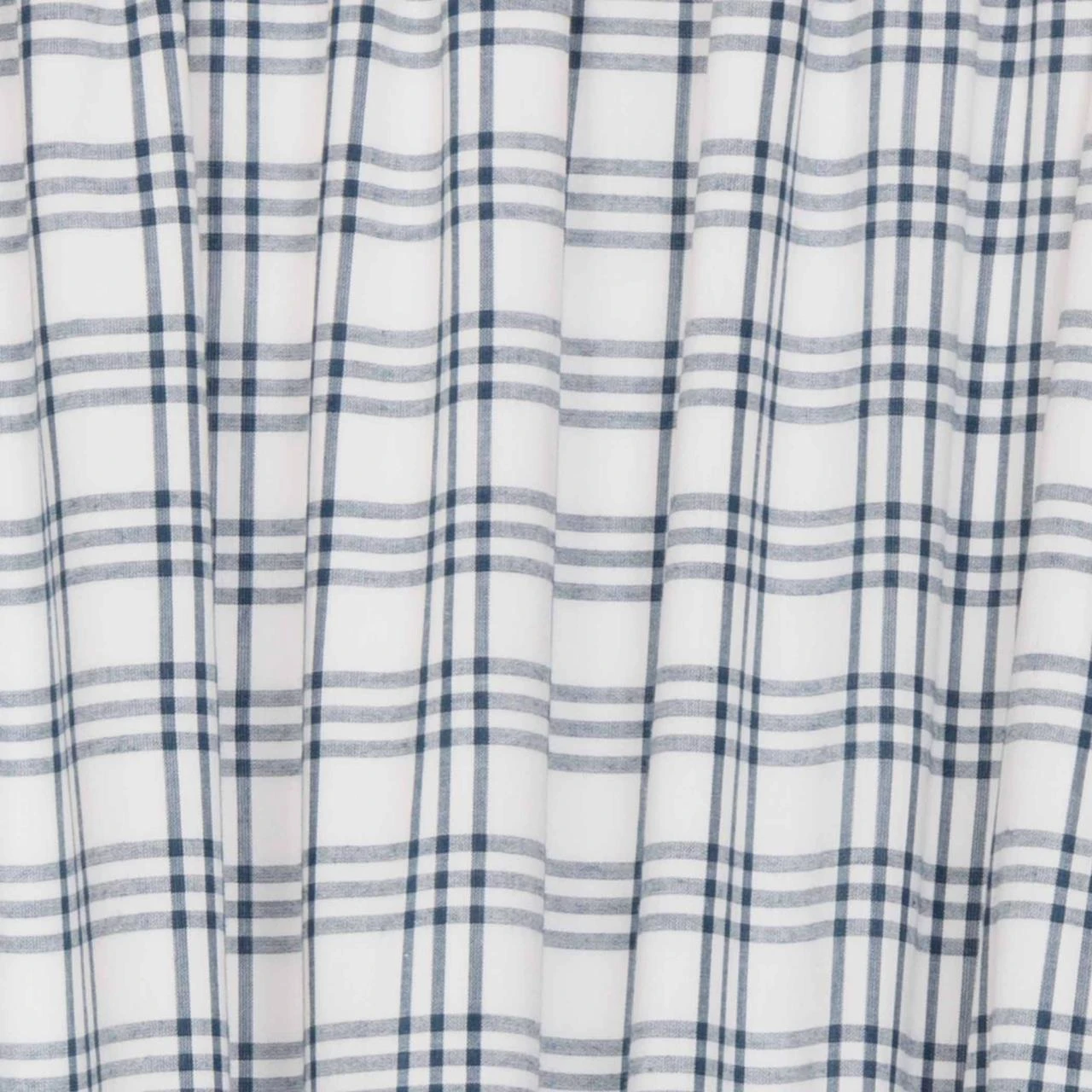 Sawyer Mill Blue Plaid Prairie Gathered Curtains - 72x63 4 Sawyer Mill Blue Plaid Prairie Gathered Curtains - 72x63 - Image 4