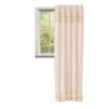 Simple Life Flax Natural Single Panel - Ruffled 40x96