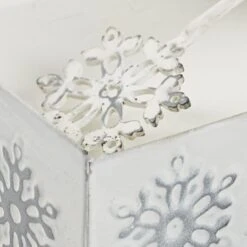 Snowflake Pressed Tin Beverage Napkin Holder 5 Snowflake Pressed Tin Beverage Napkin Holder -Country Home Decor Store Snowflake Pressed Tin Beverage Napkin Holder 762242044104 image3 21799.1665496342