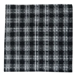 Stafford Black & Cream Dishcloths - Set Of 6