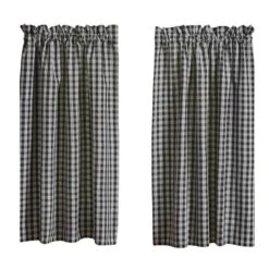 Alternative view of Stafford Black & Cream Tiers - 72x36