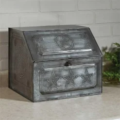 Alternative view of Star Metal Bread Box - Galvanized