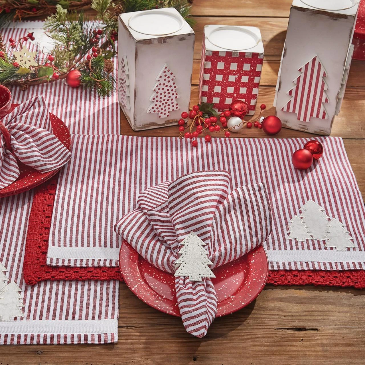 Tree Farm Decorative Dishtowels - Set Of 2 2 Tree Farm Decorative Dishtowels - Set Of 2 - Image 2