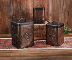 Alternative view of Valley Pine Canisters - Set Of 3